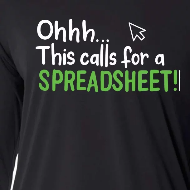 Ohhh This Calls For A Spreadsheet Cooling Performance Long Sleeve Crew