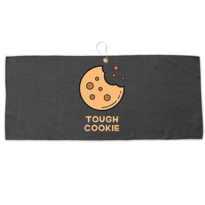 One Tough Cookie Funny Chocolate Chip Cookies Large Microfiber Waffle Golf Towel