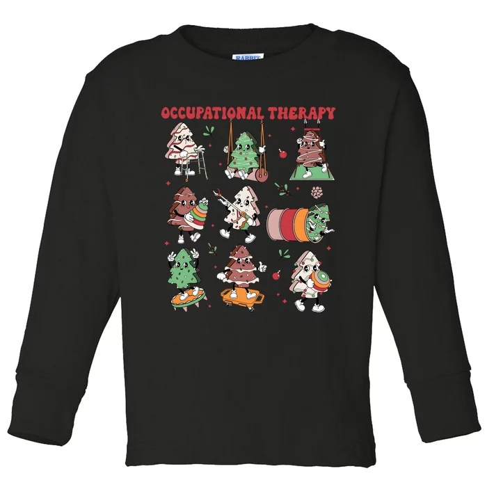 Occupational Therapy Christmas Toddler Long Sleeve Shirt