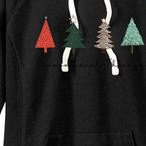 Occupational Therapy Christmas Tree Ot Therapist For Wo Women's Fleece Hoodie