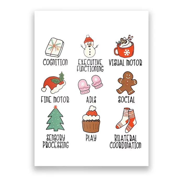 Occupational Therapy Christmas Gifts Poster