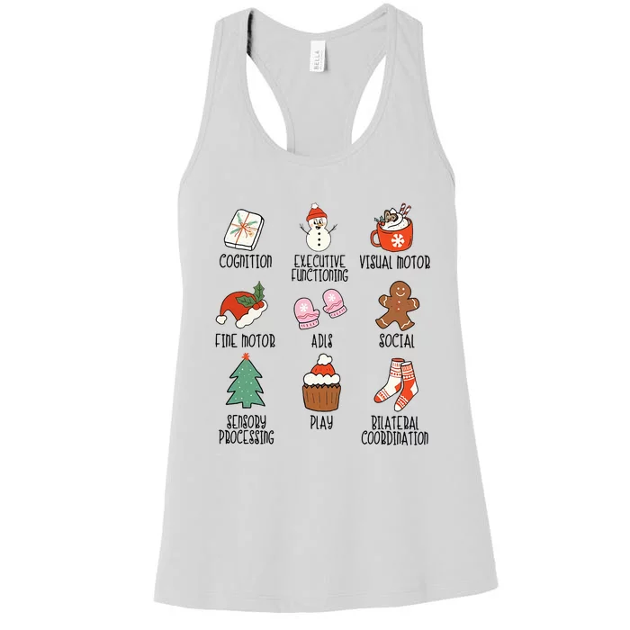 Occupational Therapy Christmas Gifts Women's Racerback Tank