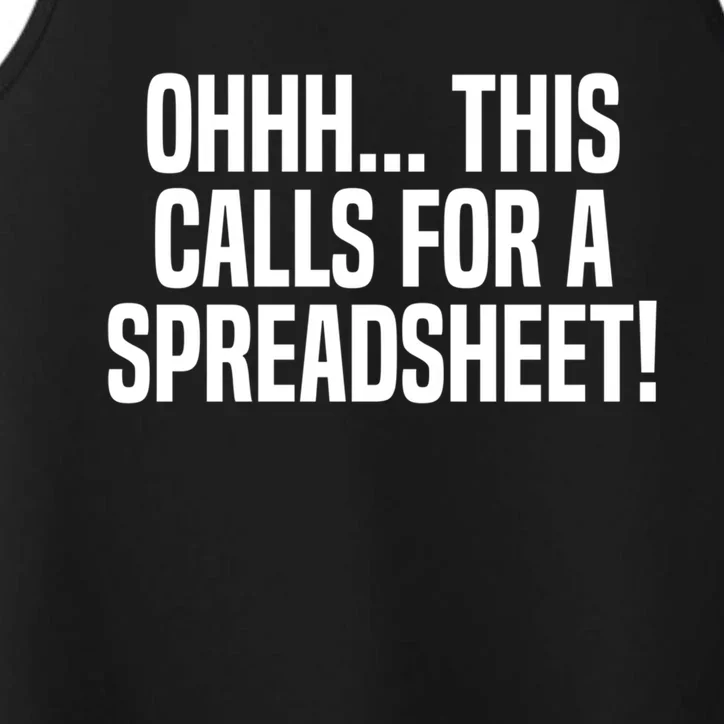 Ohhh This Calls Spreadsheet Actuarial Analyst Actuary Gift Performance Tank