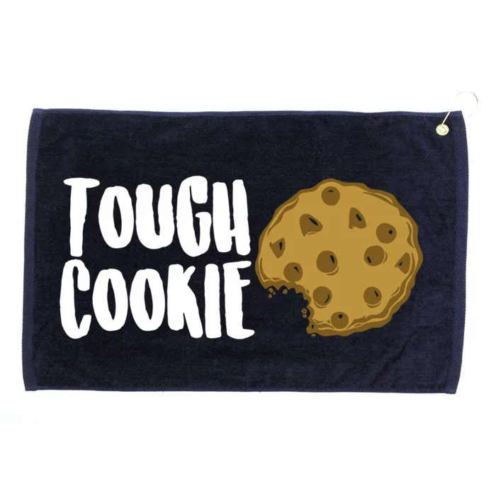 One Tough Cookie Chocolate Chip Coffee Funny Snacks Cool Day Meaningful Gift Grommeted Golf Towel