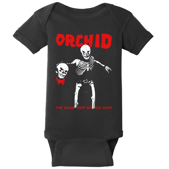 Orchid The Doom Loop World Baby Bodysuit