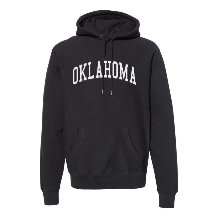 Oklahoma Throwback Design Classic Premium Hoodie