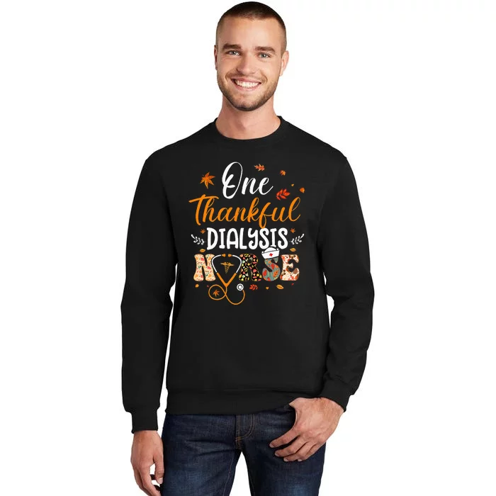 One Thankful Dialysis Nurse Thanksgiving Day Sweatshirt