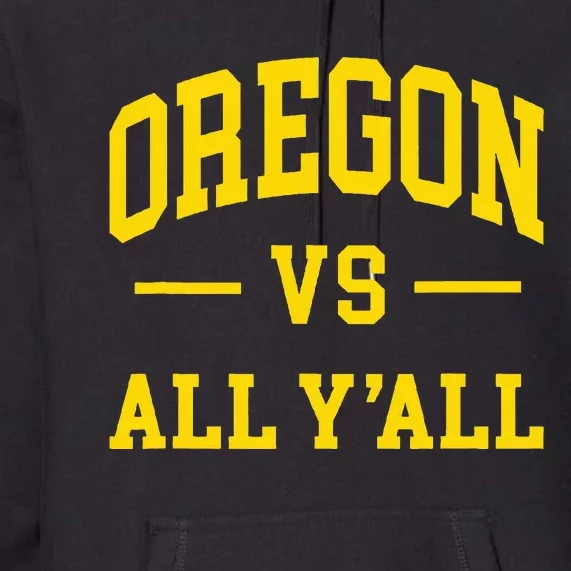 Oregon Throwback Design Classic Premium Hoodie