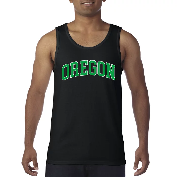 Oregon Throwback Design Classic Tank Top