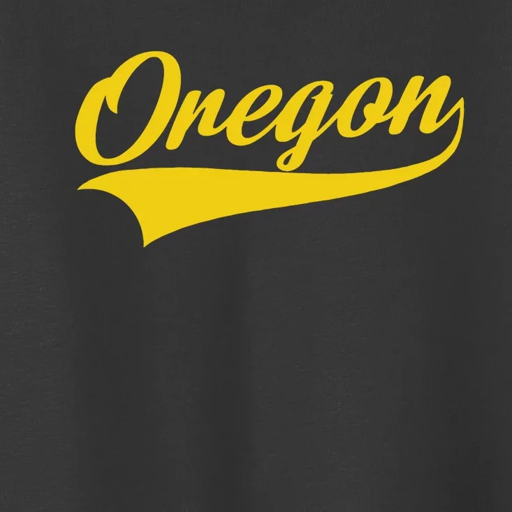 Oregon Throwback Design Print Classic Toddler T-Shirt