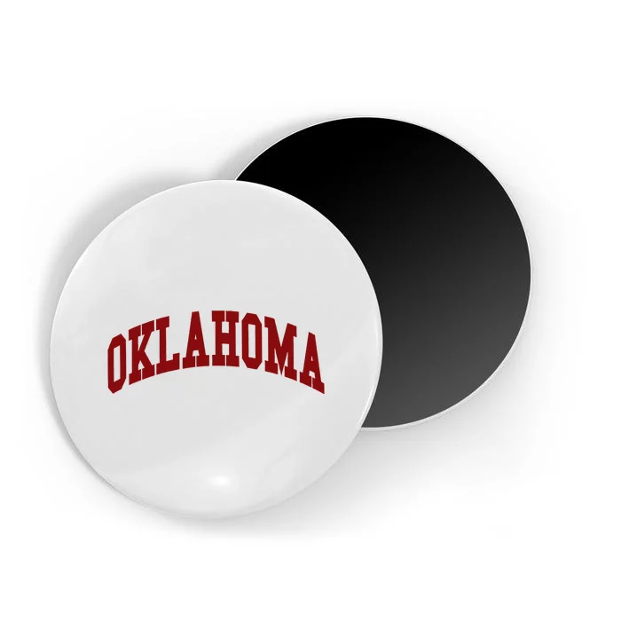 Oklahoma Throwback Design Classic Magnet