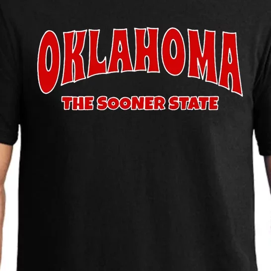 Oklahoma Throwback Design Print Classic Pajama Set