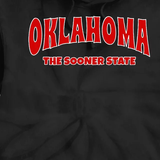 Oklahoma Throwback Design Print Classic Tie Dye Hoodie