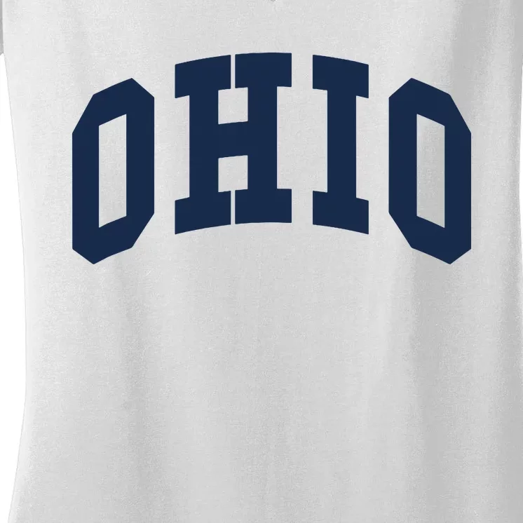 Ohio Throwback Design Classic Women's V-Neck T-Shirt