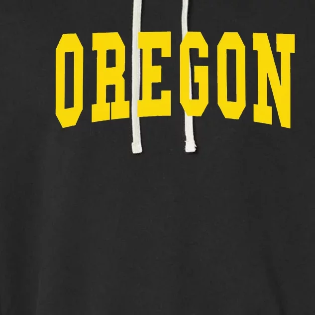 Oregon Throwback Design Classic Garment-Dyed Fleece Hoodie