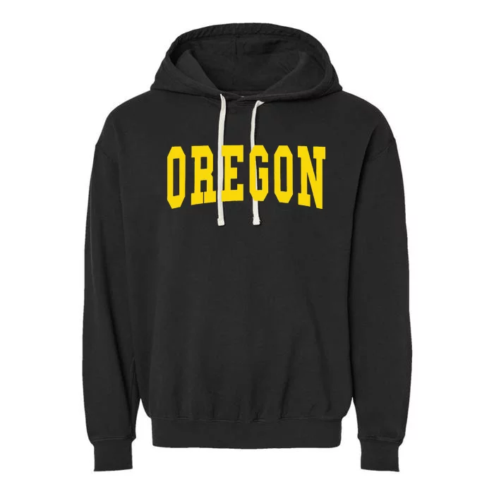 Oregon Throwback Design Classic Garment-Dyed Fleece Hoodie