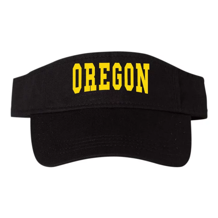 Oregon Throwback Design Classic Valucap Bio-Washed Visor