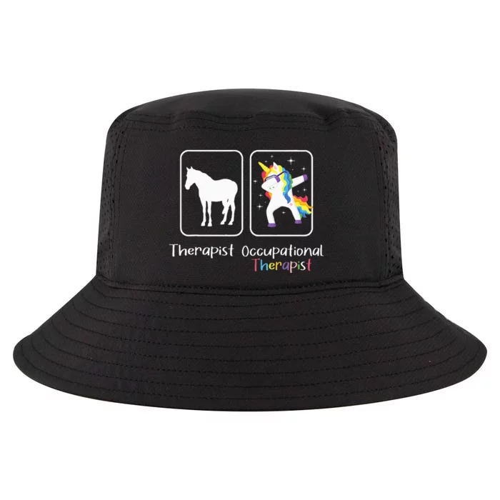 Occupational Therapist Dabbing Unicorn Healthcare Worker Cool Comfort Performance Bucket Hat