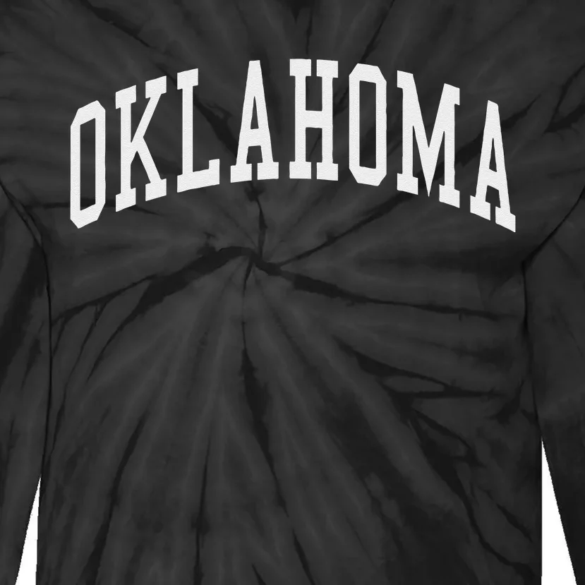 Oklahoma Throwback Design Classic Tie-Dye Long Sleeve Shirt