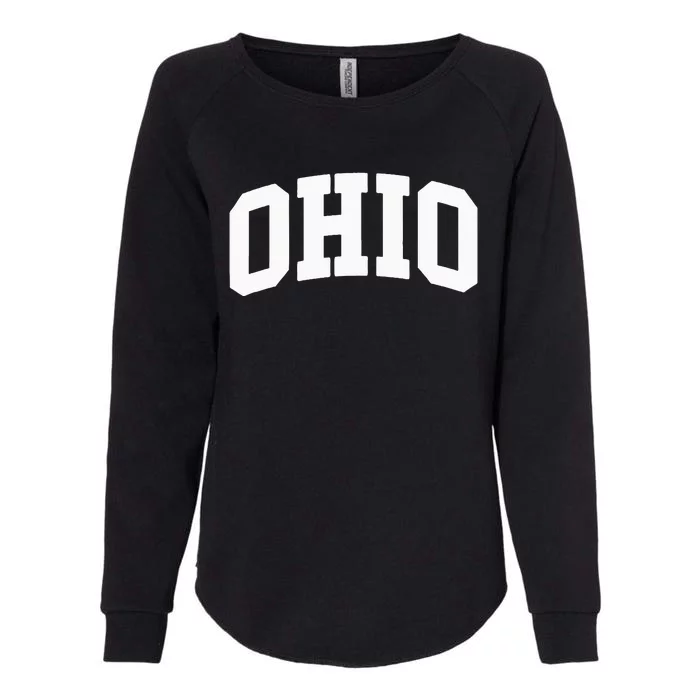 O.H.I.O Throwback Design Womens California Wash Sweatshirt