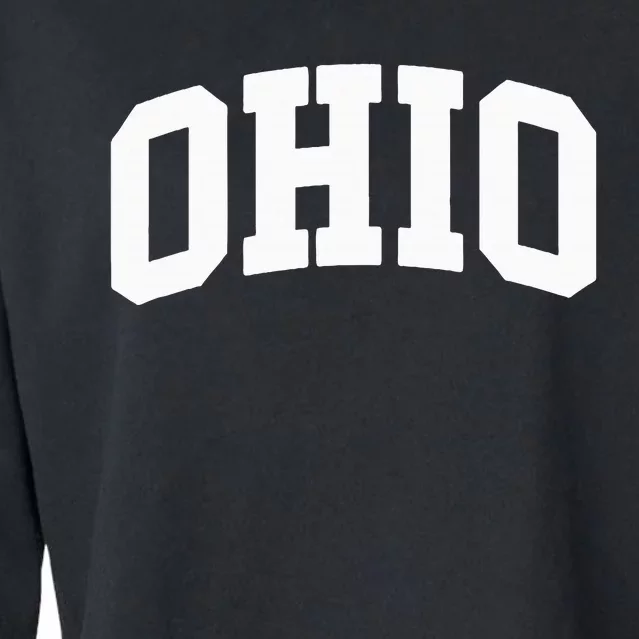 O.H.I.O Throwback Design Cropped Pullover Crew