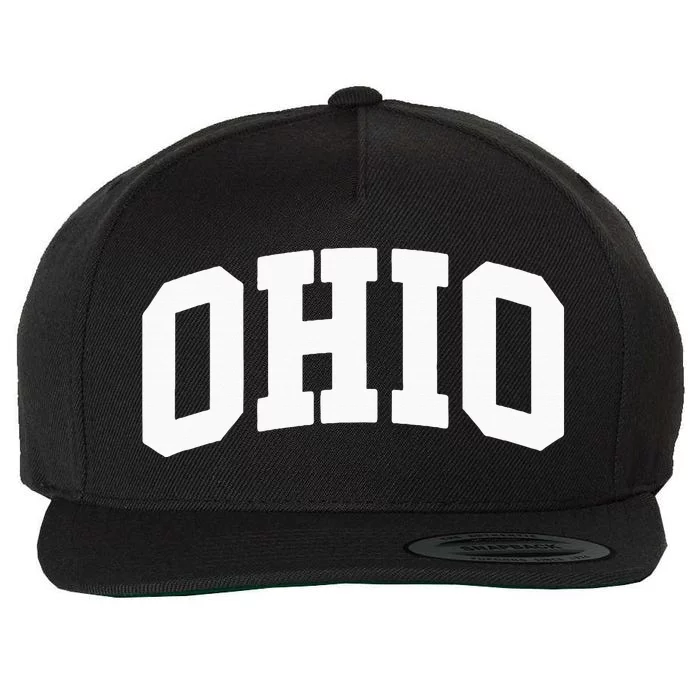 O.H.I.O Throwback Design Wool Snapback Cap