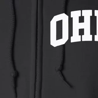 O.H.I.O Throwback Design Full Zip Hoodie