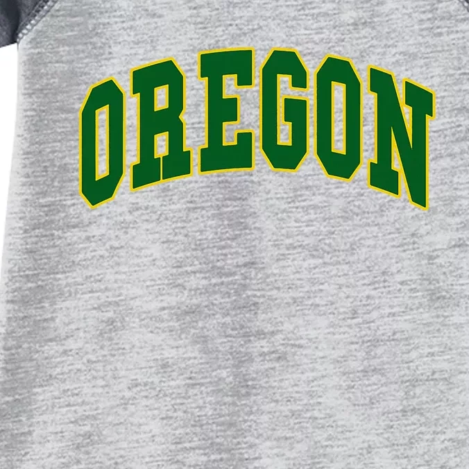 Oregon Throwback Design Infant Baby Jersey Bodysuit