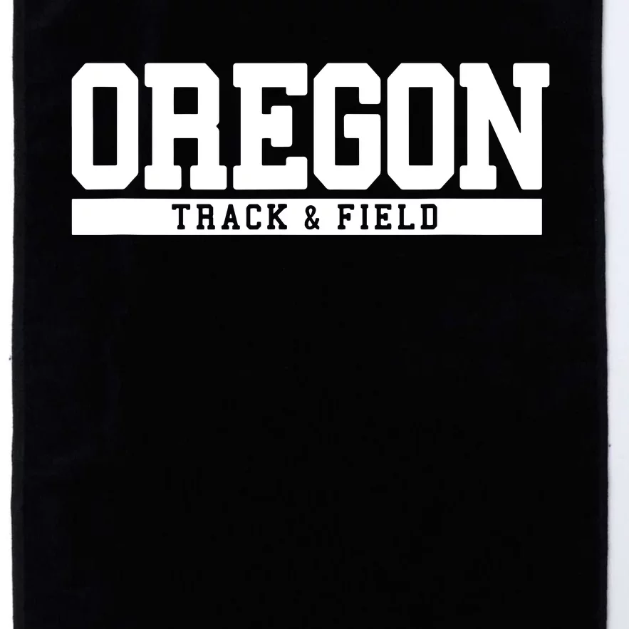 Oregon Track Field Platinum Collection Golf Towel