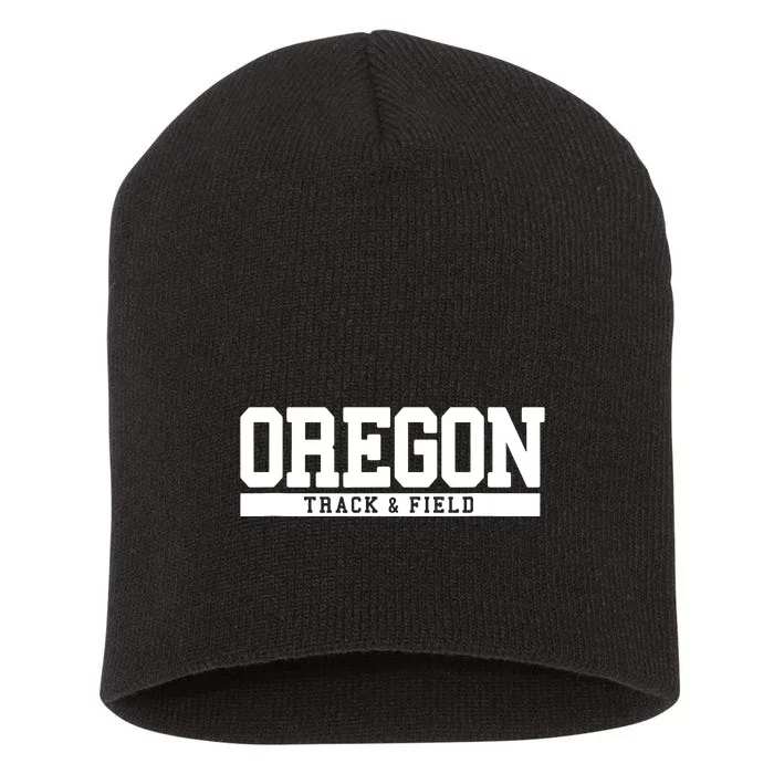 Oregon Track Field Short Acrylic Beanie