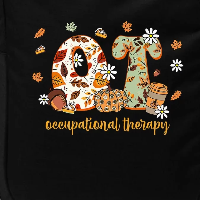 Occupational Therapy Fall Ot Ota Autumn Thanksgiving Impact Tech Backpack