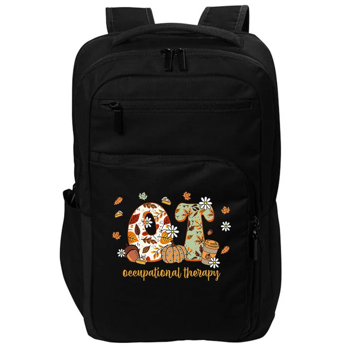 Occupational Therapy Fall Ot Ota Autumn Thanksgiving Impact Tech Backpack