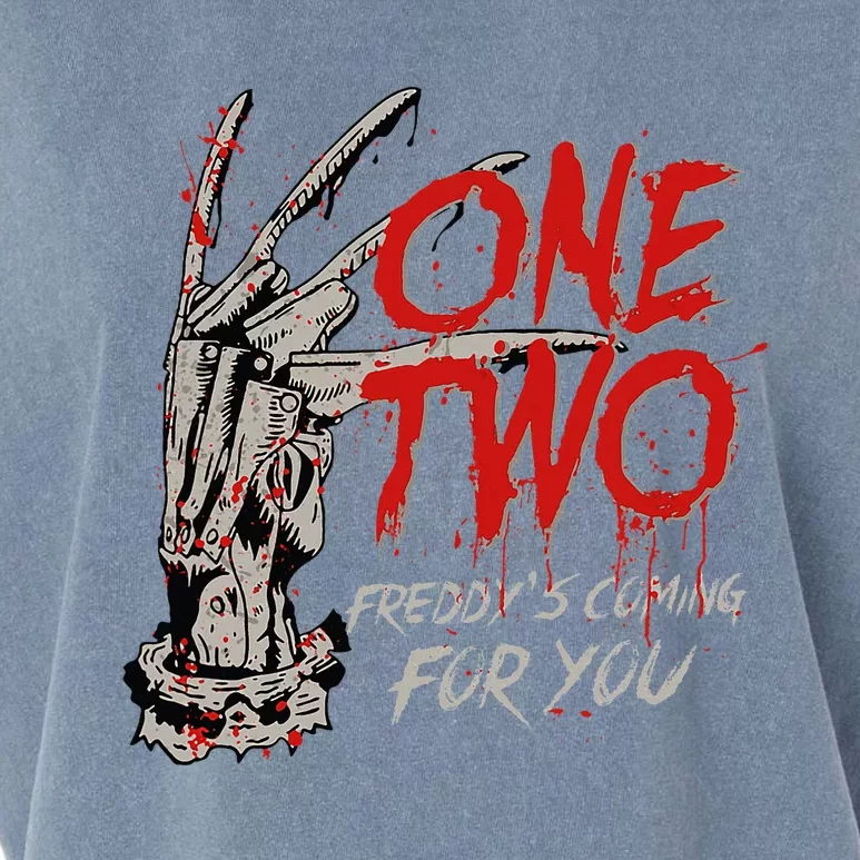 One Two FreddyyS Coming For You Garment-Dyed Women's Muscle Tee