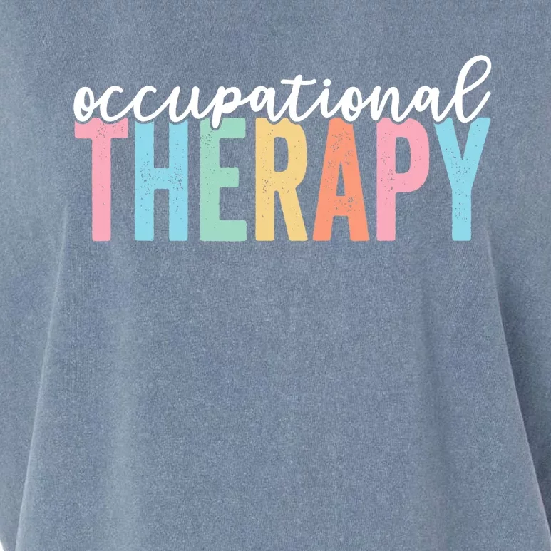 Occupational Therapy Funny OT Therapist Assistant Garment-Dyed Women's Muscle Tee