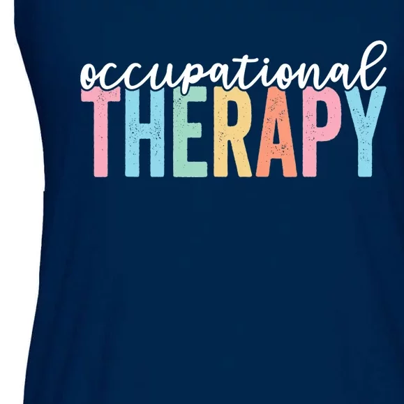 Occupational Therapy Funny OT Therapist Assistant Ladies Essential Flowy Tank