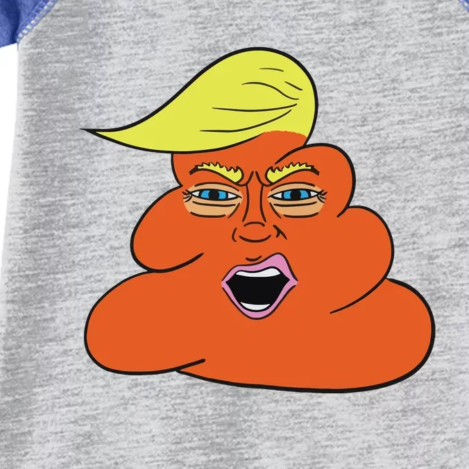 Orange Turd Funny President Trump Funny Political Infant Baby Jersey Bodysuit