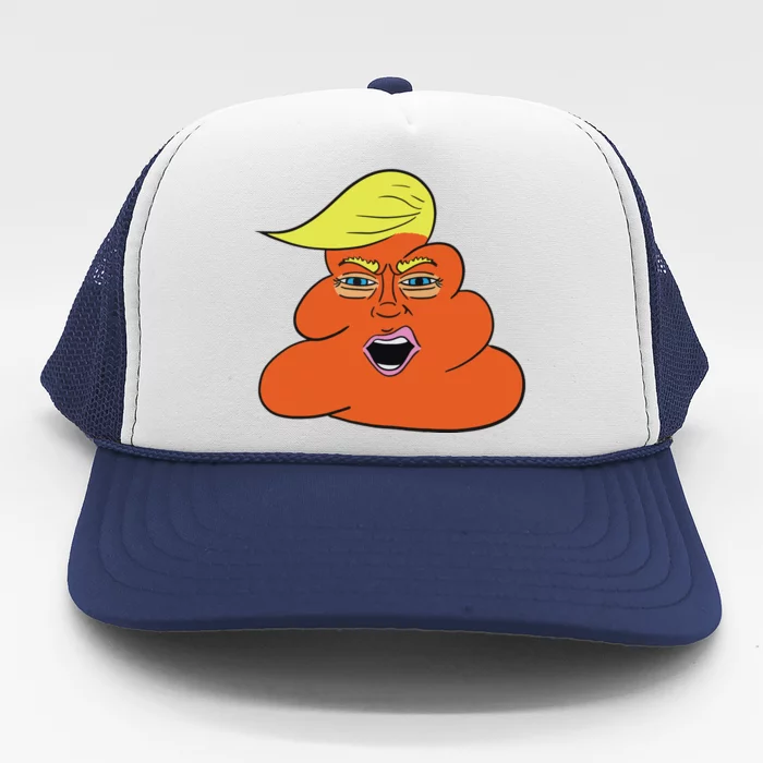 Orange Turd Funny President Trump Funny Political Trucker Hat