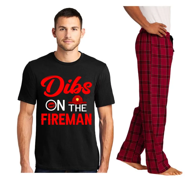 On The Fire Funny Firefighter Firefighting Graphic Gift Pajama Set