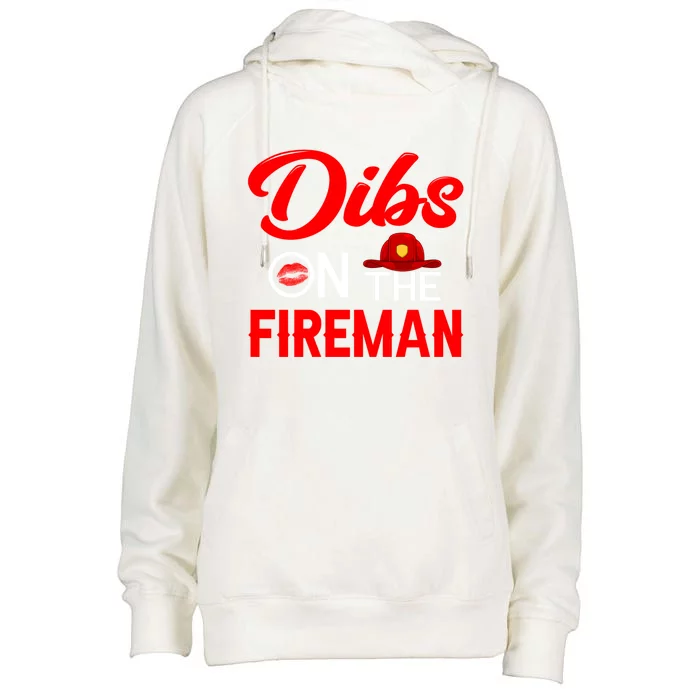 On The Fire Funny Firefighter Firefighting Graphic Gift Womens Funnel Neck Pullover Hood