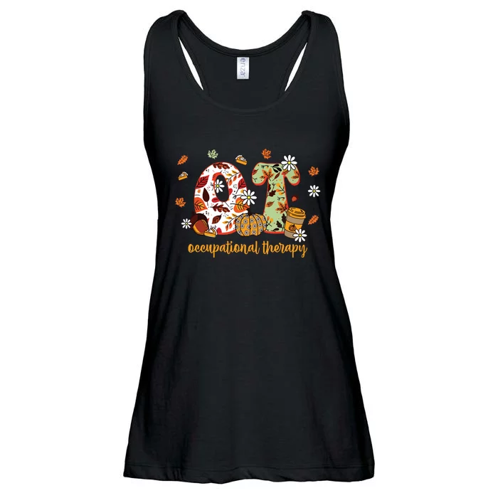 Occupational Therapy Fall Ot Ota Autumn Thanksgiving Ladies Essential Flowy Tank