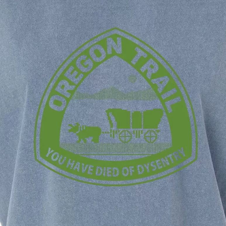 Oregon Trail Green Garment-Dyed Women's Muscle Tee