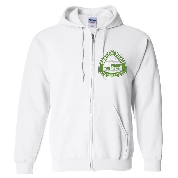 Oregon Trail Green Full Zip Hoodie