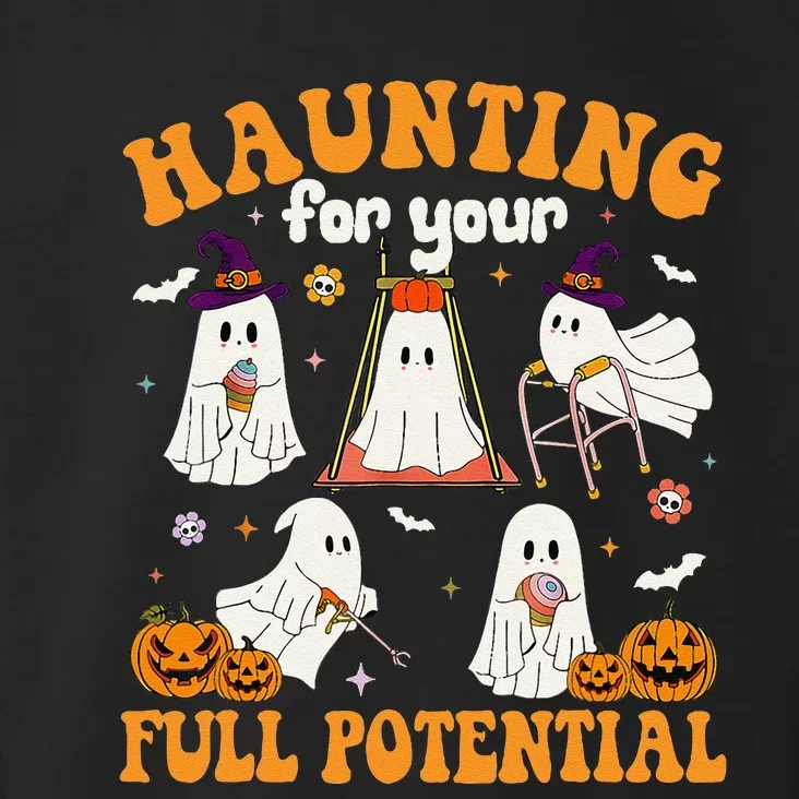 Occupational Therapy Haunting Your Full Potential Halloween Toddler Hoodie