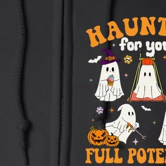 Occupational Therapy Haunting Your Full Potential Halloween Full Zip Hoodie