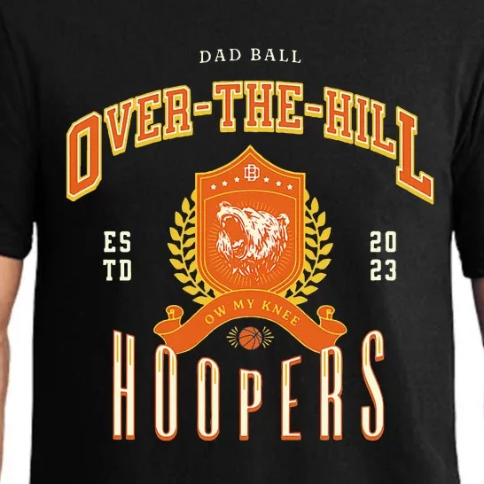 OVER THE HILL HOOPER Funny Fathers Day Basketball Pajama Set