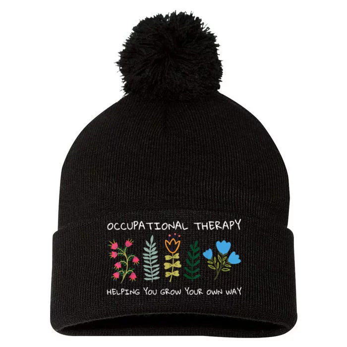 Occupational Therapy Helping You Grow Your Own Way Ot Pom Pom 12in Knit Beanie