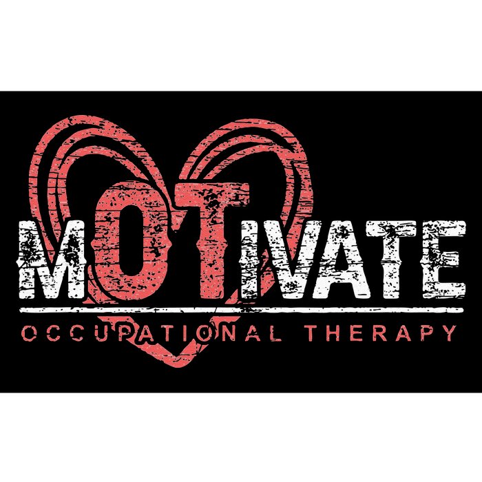 OTA Therapist Healthcare Heart Motivate Occupational Therapy Bumper Sticker