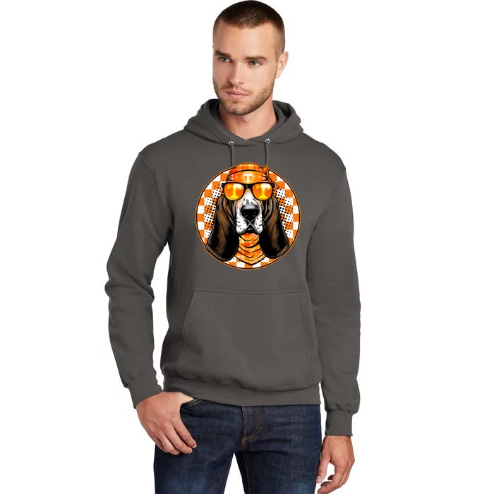 Orange Tennessee Hound College Football Sports Fan Tall Hoodie