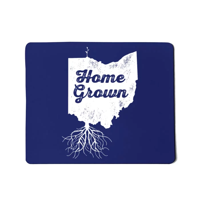 Ohio T Home Grown Roots Oh State Pride Mousepad