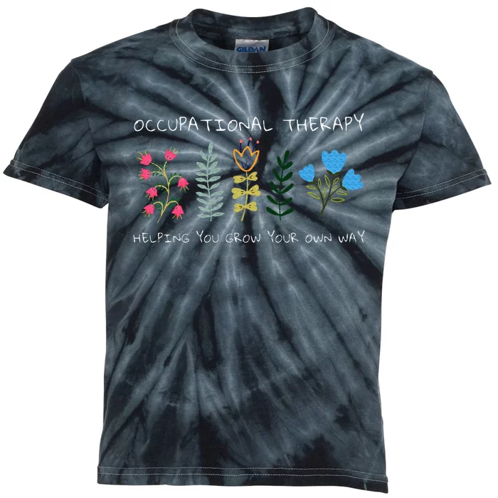 Occupational Therapy Helping You Grow Your Own Way Ot Kids Tie-Dye T-Shirt